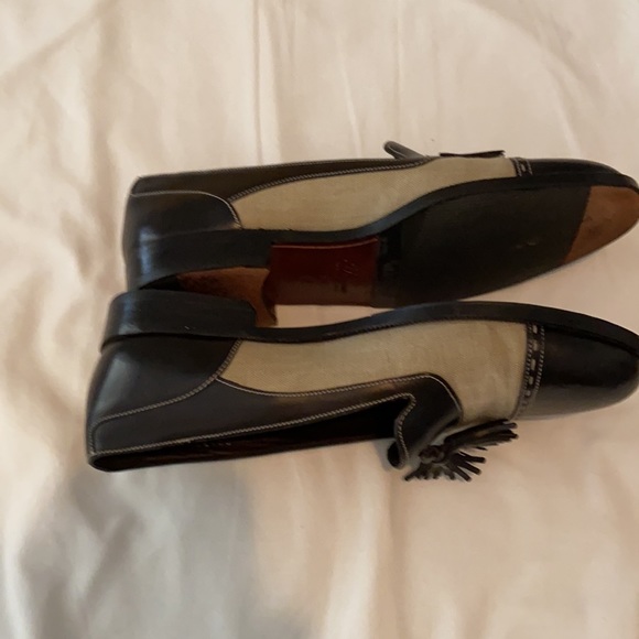 Bragano Linen and Leather Tassel Loafers main image 13